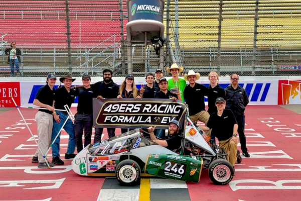 49ers Racing EV race team photo