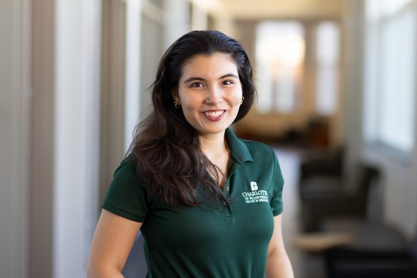 Niner Engineering graduate Sofia Verdi