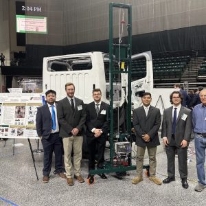 Senior Design Team that designed a heavy-duty seat transportation seat removal system for Fontaine Modification